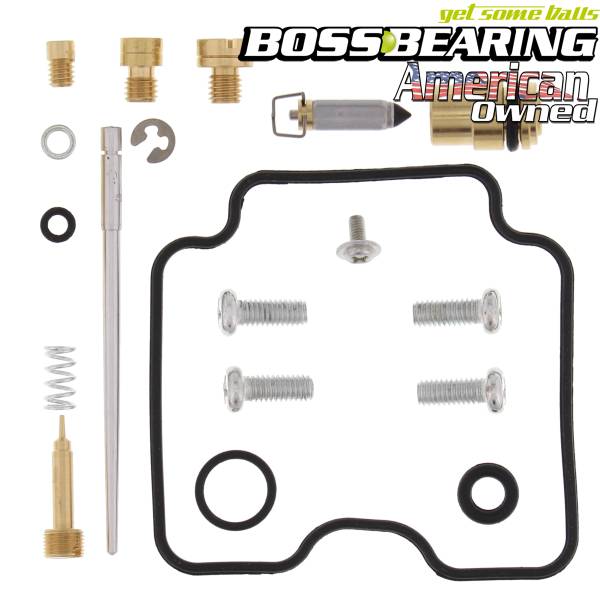 Boss Bearing - Boss Bearing 26-1092B Carburetor Rebuild Kit for Suzuki LT-Z250 Quadsport 250 Sport ATV (2004–2009)