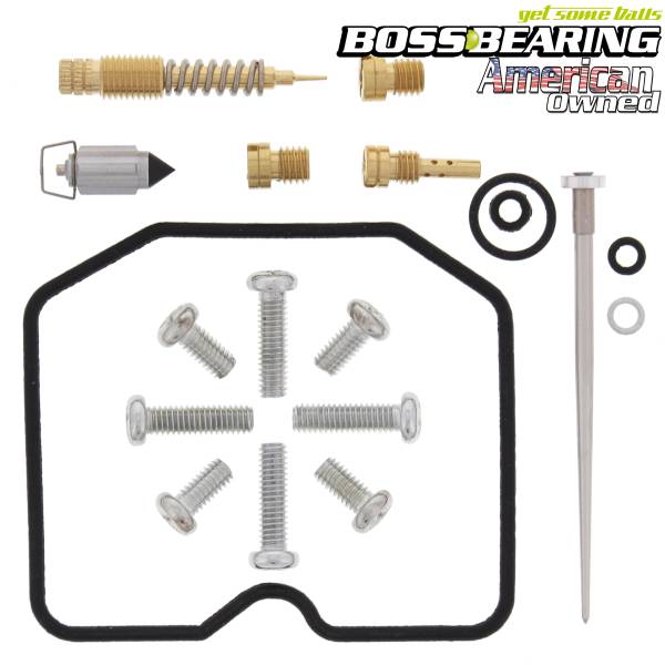 Boss Bearing - Boss Bearing 26-1090B Carburetor Rebuild Kit for Suzuki Eiger 400 — LT-A400, LT-A400F, LT-F400 & LT-F400F 2wd & 4wd (2002–2007)