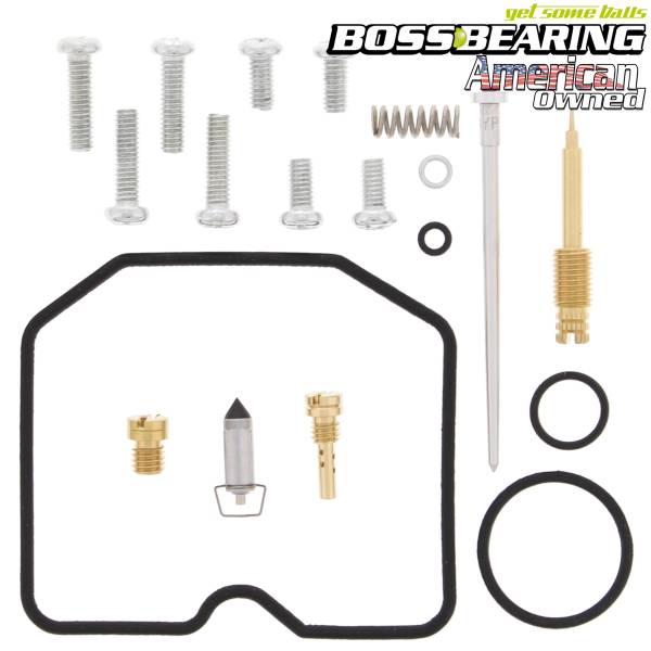 Boss Bearing - Boss Bearing 26-1224B Carburetor Rebuild Kit for Kawasaki Prairie 300 KVF300A 4x4 & KVF300B 2x4 (1999–2002)