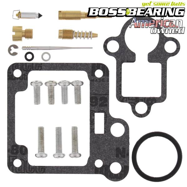 Boss Bearing - Boss Bearing 26-1246B Carburetor Rebuild Kit for Yamaha YFM80 Grizzly & Raptor 80 Youth ATV (2002–2008)