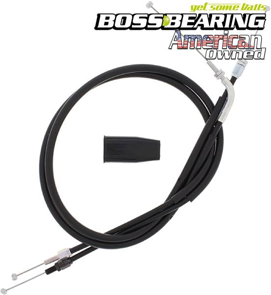 Boss Bearing - Boss Bearing 45-1222B Throttle Cable for Kawasaki KLX250R/KLX300R/KLX650/KLX650R