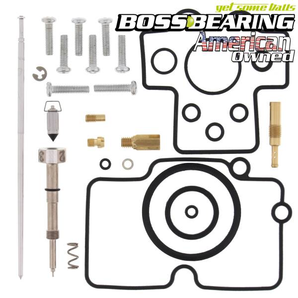 Boss Bearing - Boss Bearing 26-1476B Carburetor Rebuild Kit for Honda CRF250X Off-Road Enduro Motorcycle (2008–2017)