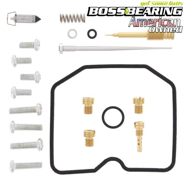 Boss Bearing - Boss Bearing 26-1223B Carburetor Rebuild Kit for Kawasaki Prairie 360 KVF360A KVF360B KVF360C 4x4 & 2x4 (2003–2013)
