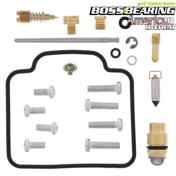 Boss Bearing - Boss Bearing 26-1258B Carburetor Rebuild Kit for Yamaha YFM250 Bear Tracker 250 ATV (1999–2004)