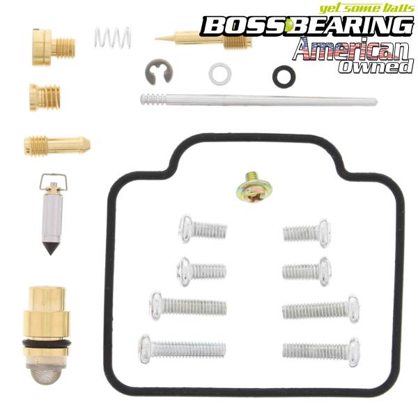 Boss Bearing - Boss Bearing 26-1078B Carburetor Rebuild Kit for Arctic Cat 400 2x4 & 4x4 — Standard & MT Models (1998–2001)