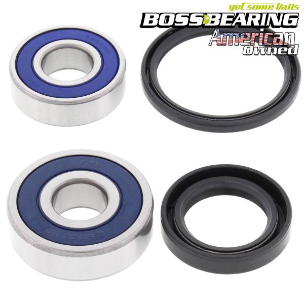 Boss Bearing - Boss Bearing Front Wheel Bearings and Seals Kit for Honda