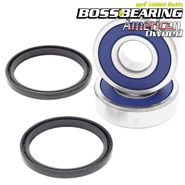 Boss Bearing - Boss Bearing Front Wheel Bearings and Seals Kit for Honda