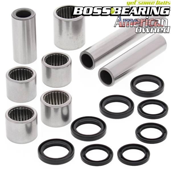 Boss Bearing - Boss Bearing 41-6221B Rear Linkage Bearings and Seals Kit for Yamaha