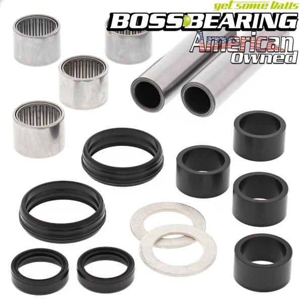 Boss Bearing - Boss Bearing 28-1200 Swingarm Bearings and Seals Kit for Yamaha YFZ450R, YFZ450RSE & YFZ450X