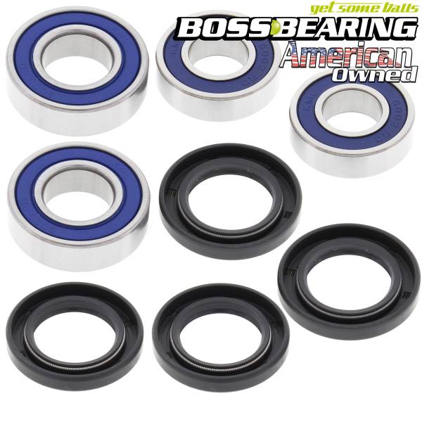 Boss Bearing - Boss Bearing D25-1395B Both Front Wheel Bearings and Seals Kit for Arctic Cat, Can-Am, E-TON, Kawasaki, Kymco, Polaris and Yamaha