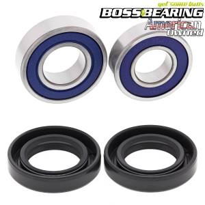 Boss Bearing - Boss Bearing Front Wheel Bearings and Seals Combo Kit for Honda - Image 1