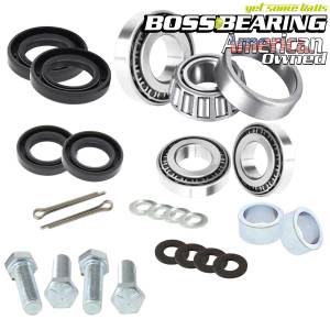 Boss Bearing - Boss Bearing Upgrade Tapered Front Wheel Bearings Seals Kit for Honda - Image 1