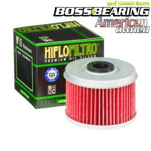 Honda ATV and UTV - Filters - Boss Bearing - Hiflofiltro HF113 Premium Oil Filter Cartridge Type