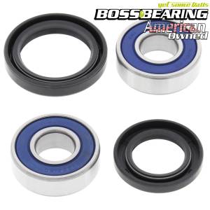 Boss Bearing 41-6154B-8H1-A Front Wheel Bearings and Seals Kit for Kawasaki