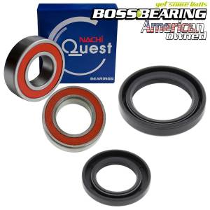 Kawasaki Street Bike - Wheel/Axle Bearings - Boss Bearing - Boss Bearing Premium Front Wheel Bearings and Seals Kit for Kawasaki
