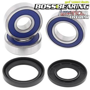 Kawasaki Street Bike - Wheel/Axle Bearings - Boss Bearing - Boss Bearing Rear Wheel Bearings and Seals Kit for Kawasaki