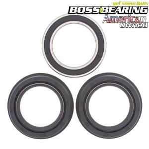 Boss Bearing Rear Axle Wheel Bearings and Seals Kit for Honda