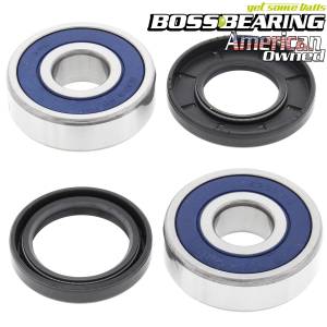 Boss Bearing Rear Wheel Bearings and Seals Kit for Honda