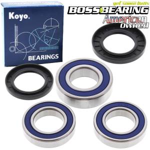 Boss Bearing Premium Rear Wheel Bearings and Seals Kit for Suzuki