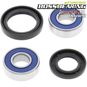Kawasaki Street Bike - Wheel/Axle Bearings - Boss Bearing - Boss Bearing Front Wheel Bearings and Seals Kit for Kawasaki