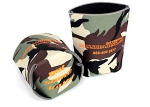 Shop By Part - Boss Gear - Boss Bearing - Boss Bearing Camo Koozie with logo on the side and our 'Get Some Balls' slogan on the bottom