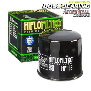 Aprilia Street Bike - Filters - Boss Bearing - Hiflofiltro HF138 Premium Oil Filter Spin On