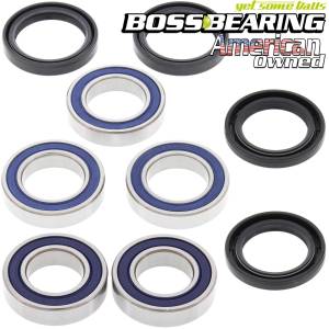 Kawasaki Dirt Bike - Wheel/Axle Bearings - Boss Bearing - Boss Bearing Front Wheel Bearings and Seals Kit for Kawasaki and Suzuki