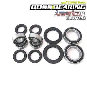 Boss Bearing Y-ATV-FR-1000-1F5/Y-ATV-RR-1000-2F1-1 Combo Pack! Front Wheel + Rear Axle Bearings and Seals Kit