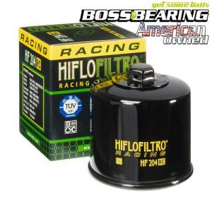 Kawasaki Street Bike - Filters - Boss Bearing - Hiflofiltro HR204RC High Performance Racing Oil Filter Spin On
