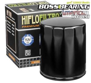 Hiflofiltro HF170B Premium Oil Filter Glossy Black Spin On