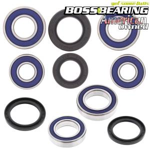 Boss Bearing S-ATV-FR-1000-1G2/S-ATV-RR-1000-2G1 Combo-Pack! Front Wheel and Axle Bearings and Seals Kit