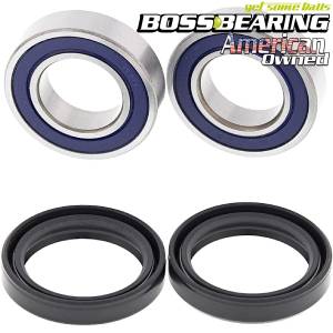 Boss Bearing Front Wheel Bearings and Seals Kit for Suzuki