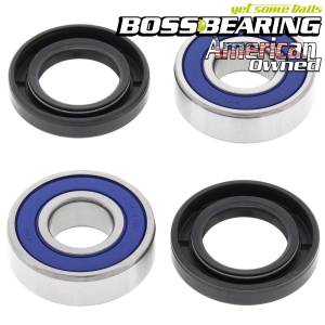 Boss Bearing Front Wheel Bearings Seals Kit for Kawasaki Tecate KXT250 1985-1987