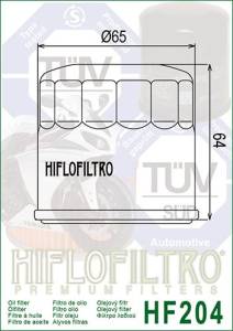 Boss Bearing - Hiflofiltro HF204 Premium Oil Filter Spin On - Image 2
