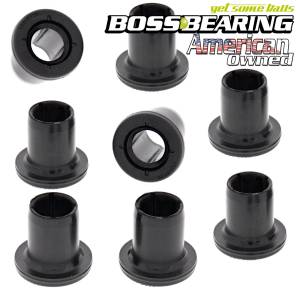 Boss Bearing 64-0007 Both Front Lower and/or Upper A Arm Bushings Kit for Polaris