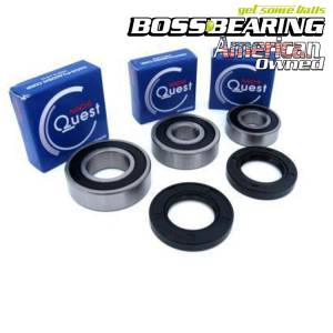 Boss Bearing 41-6155BP-8H8-B Premium Rear Wheel Bearings and Seals Kit for Kawasaki Ninja