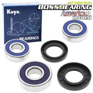 Boss Bearing Japanese Rear Wheel Bearings Seals Kit for Honda