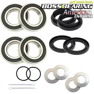 Boss Bearing Both Front Wheel Bearings and Seals Kit for Suzuki and Yamaha