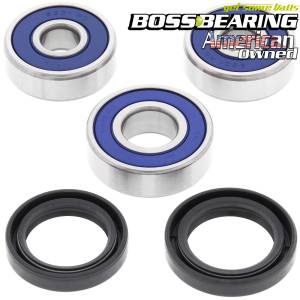 Boss Bearing Rear Wheel Bearings and Seals Kit for Honda