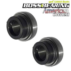 Boss Bearing - 2 Lawnmower Bearing with Eccentric Lock Collars CSA205-16 1' x 2.046' x 1 1/4' - Image 1