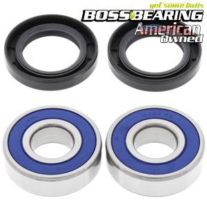 Boss Bearing Front Wheel Bearings and Seals Kit for Honda