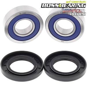 Boss Bearing Front Wheel Bearings and Seals Kit for Honda