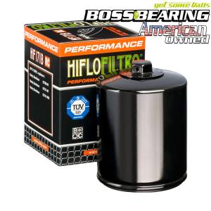 Hiflofiltro HF171BRC High Performance Racing Oil Filter Glossy Black Spin On