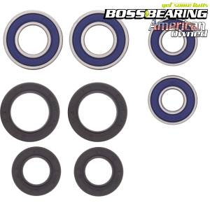 Boss Bearing Both Front Wheel Bearings and Seals Kit