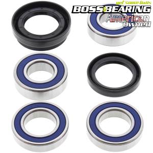 Boss Bearing Rear Axle Wheel Bearings and Seals Kit for Honda