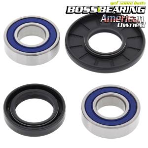 Boss Bearing Front Wheel Bearings and Seals Kit for Honda