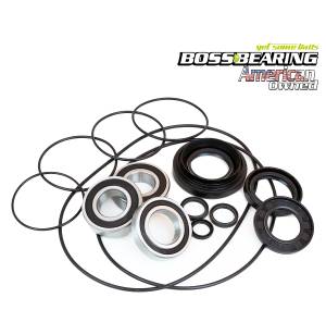 Complete Left Rear Axle Brake Panel Bearing Seal Kit for Honda