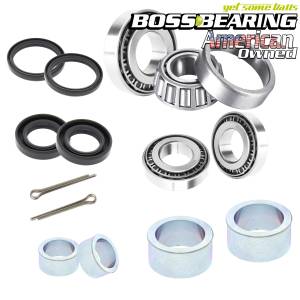 Boss Bearing Upgrade Tapered Front Wheel Bearings and Seals Kit