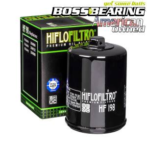 Boss Bearing - Hiflofiltro HF198 Premium Oil Filter Spin On - Image 1