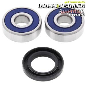 Boss Bearing Front Wheel Bearings and Seals Kit for Honda and Yamaha